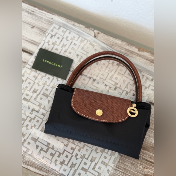 BRAND NEW Longchamp Le Pliage tote in small - black - Picture 2 of 16